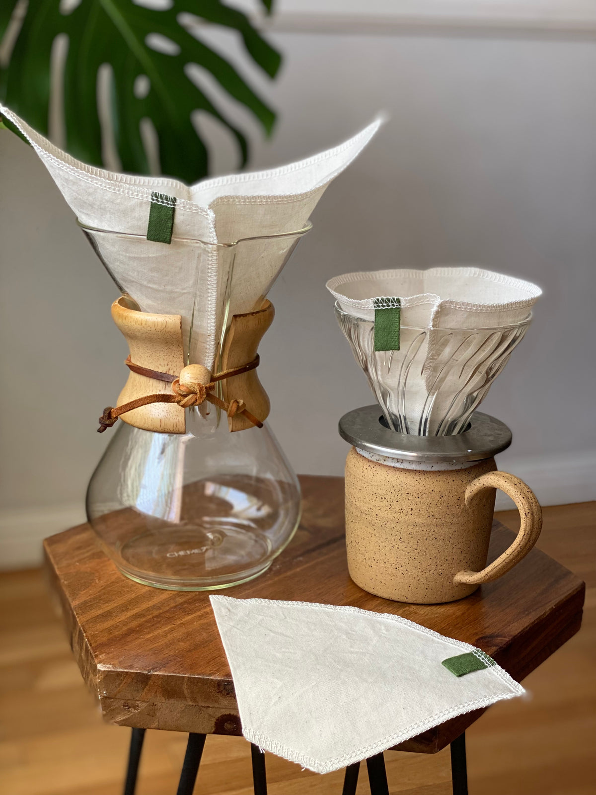 Organic Cotton Reusable Coffee Filter #4 for Melitta