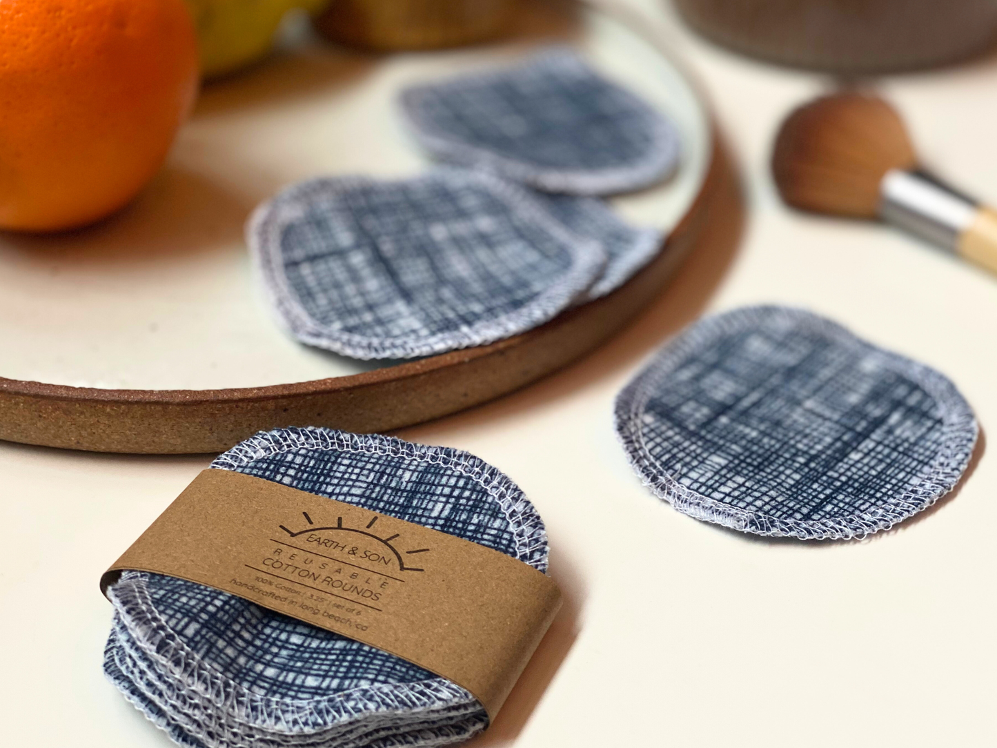 Cotton Rounds -Midnight Scribble