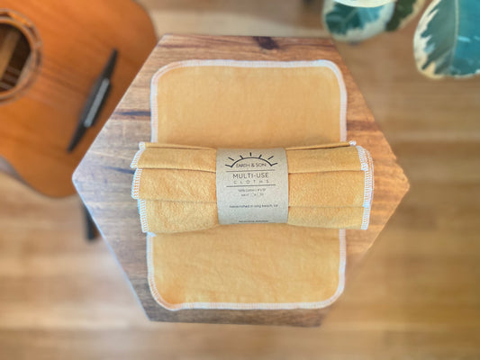 Multi-Use Cloths -Sunshine Gold