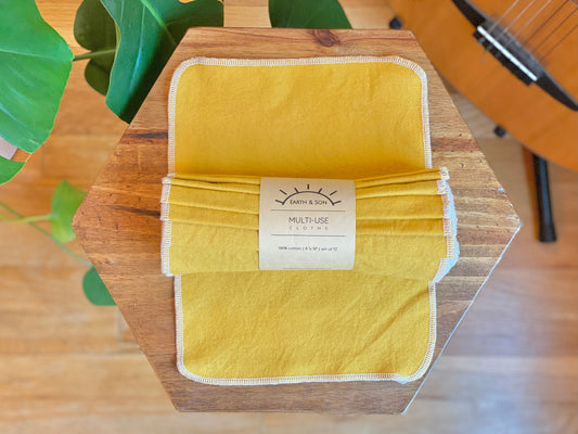 Multi-Use Cloths -Sunshine Gold